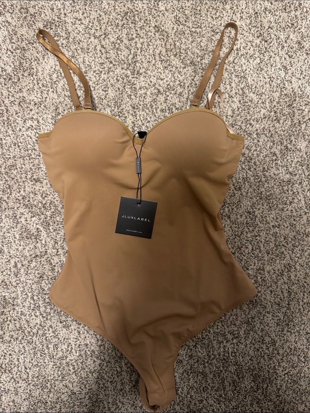 JLUXLABEL Girls' Tan One Piece Swimsuit